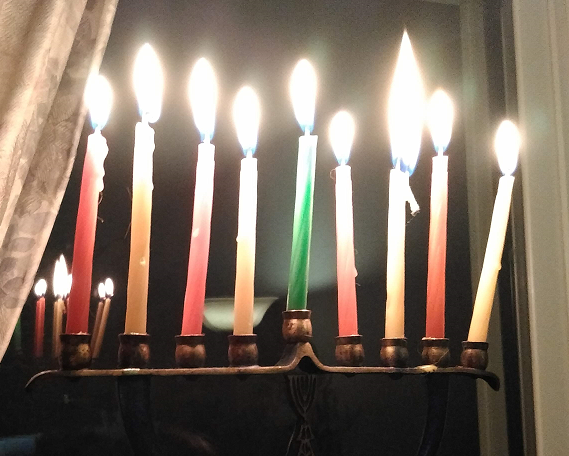 Chanukkah candles